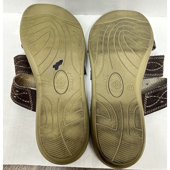 Earth Spirit Sandals Women’s 11 Brown Suede Gelron Cusion Slip On Shoes Slide - Picture 8 of 8